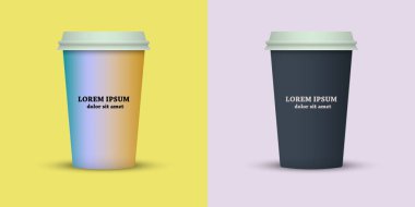 Yaratıcı kahve kupaları tasarım götürün.