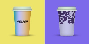 Yaratıcı kahve kupaları tasarım götürün.