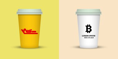 Yaratıcı kahve kupaları tasarım götürün.