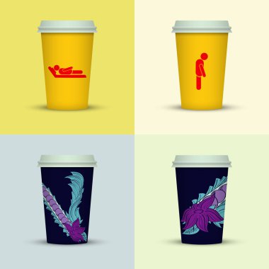 farklı kahve fincanı seti 