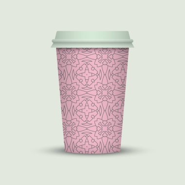 Gitmek için Modern kahve fincanı