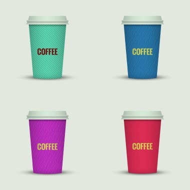 yaratıcı cappuccino kahve fincan seti