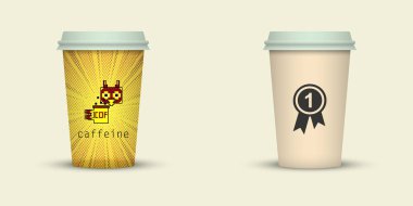 Yaratıcı kahve kupaları tasarım götürün.