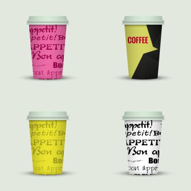 farklı kahve fincanı seti 