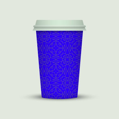 Gitmek için Modern kahve fincanı