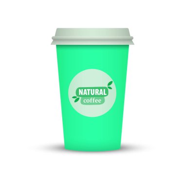 Yaratıcı tasarım için kahve fincanı götürün.