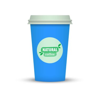 Yaratıcı tasarım için kahve fincanı götürün.