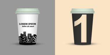 Yaratıcı kahve kupaları tasarım götürün.