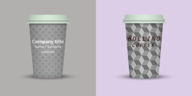 Yaratıcı kahve kupaları tasarım götürün.