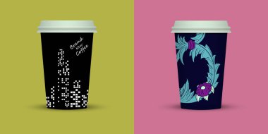 Yaratıcı kahve kupaları tasarım götürün.