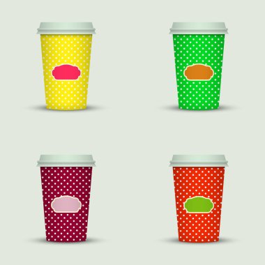 yaratıcı cappuccino kahve fincan seti