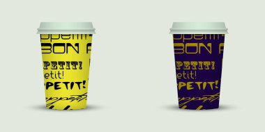 ışık arka plan üzerinde iki kahve fincanı