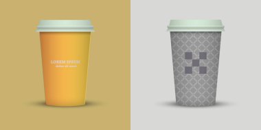 Yaratıcı kahve kupaları tasarım götürün.