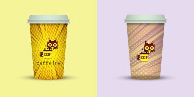 Yaratıcı kahve kupaları tasarım götürün.