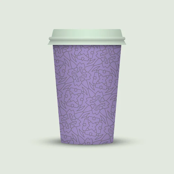 Taza de café vector icono — Vector de stock