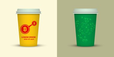 Yaratıcı kahve kupaları tasarım götürün.