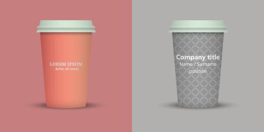 Yaratıcı kahve kupaları tasarım götürün.