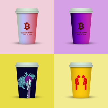 farklı kahve fincanı seti 