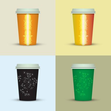 farklı kahve fincanı seti 