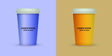 Yaratıcı kahve kupaları tasarım götürün.