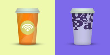 Yaratıcı kahve kupaları tasarım götürün.