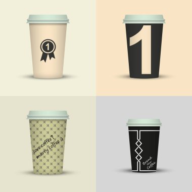 farklı kahve fincanı seti 