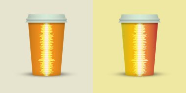 Yaratıcı kahve kupaları tasarım götürün.