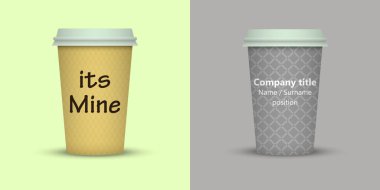 Yaratıcı kahve kupaları tasarım götürün.