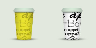 ışık arka plan üzerinde iki kahve fincanı