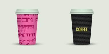 ışık arka plan üzerinde iki kahve fincanı