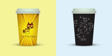 Yaratıcı kahve kupaları tasarım götürün.