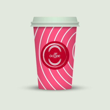 Yaratıcı tasarım için kahve fincanı götürün.