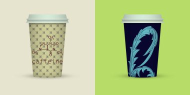 Yaratıcı kahve kupaları tasarım götürün.