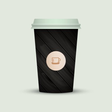 Gitmek için Modern kahve fincanı