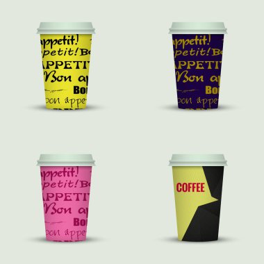 farklı kahve fincanı seti 