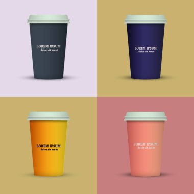 yaratıcı cappuccino kahve fincan seti