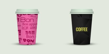 ışık arka plan üzerinde iki kahve fincanı