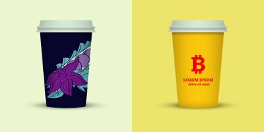 Yaratıcı kahve kupaları tasarım götürün.