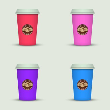 yaratıcı cappuccino kahve fincan seti