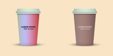 Yaratıcı kahve kupaları tasarım götürün.