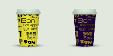 ışık arka plan üzerinde iki kahve fincanı