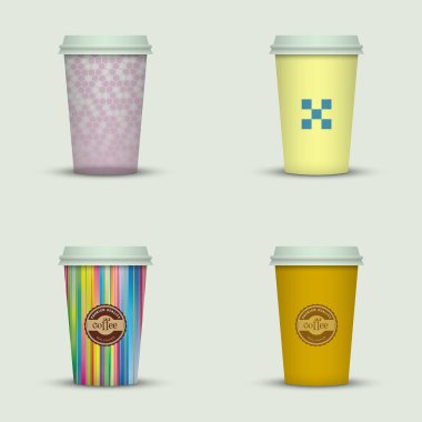 yaratıcı cappuccino kahve fincan seti