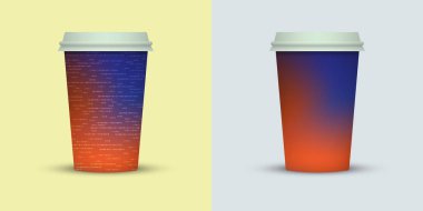 Yaratıcı kahve kupaları tasarım götürün.