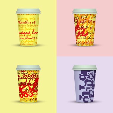 farklı kahve fincanı seti 