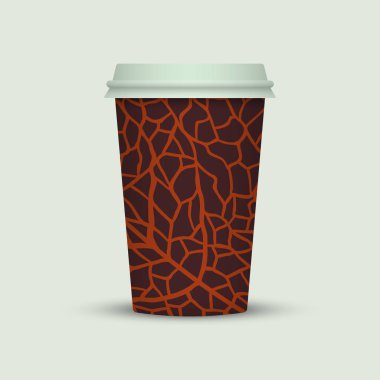 Yaratıcı tasarım için kahve fincanı götürün.