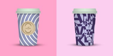 Yaratıcı kahve kupaları tasarım götürün.