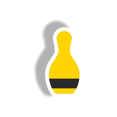 Skittle kağıt etiket tarzı içinde Bovling