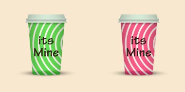 Yaratıcı kahve kupaları tasarım götürün.