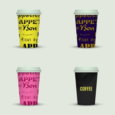 farklı kahve fincanı seti 