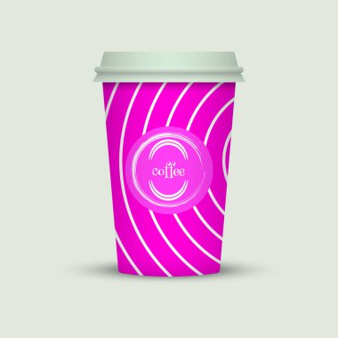 Yaratıcı tasarım için kahve fincanı götürün.